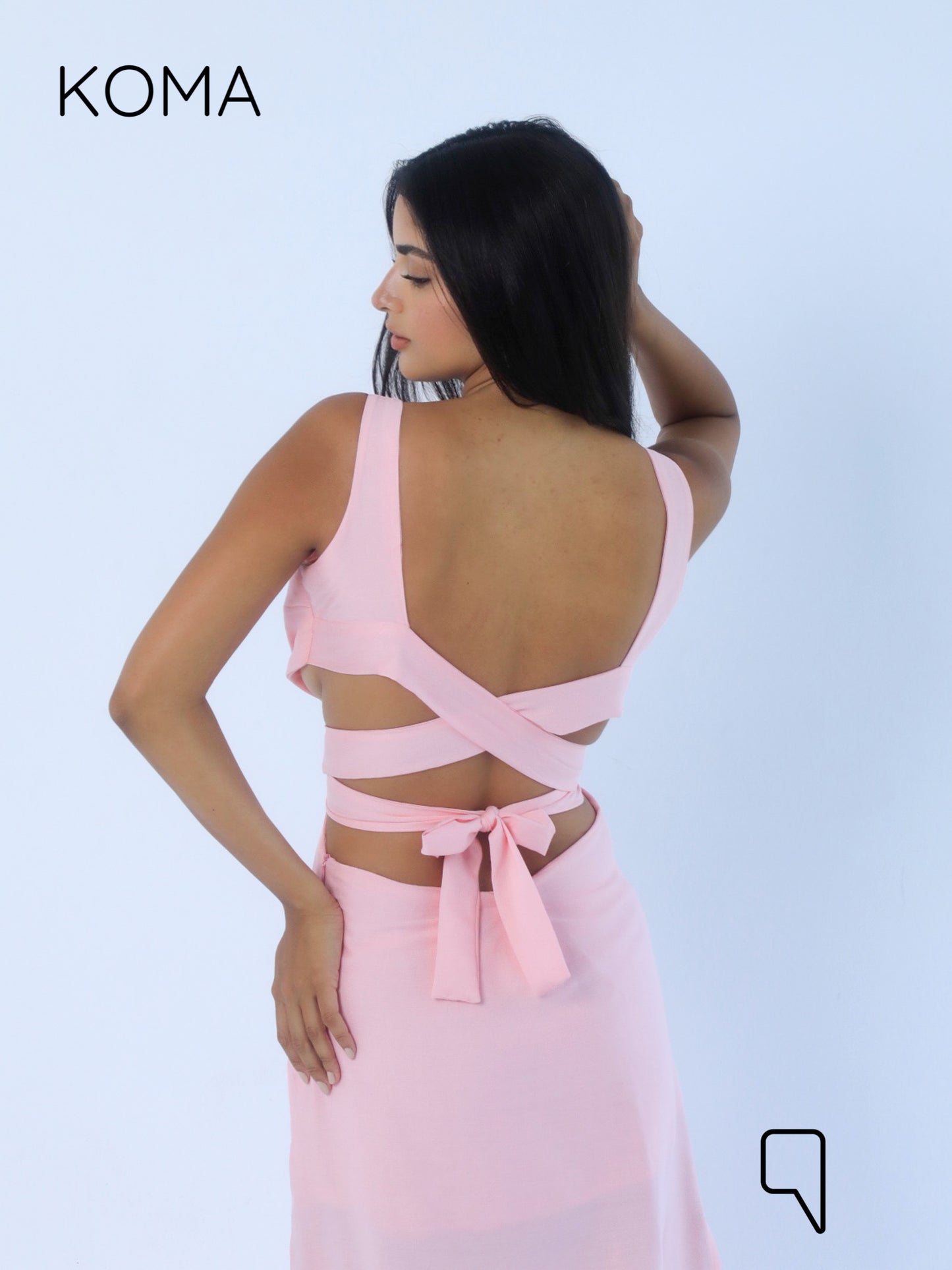 Lucinda Cress Cross Dress - Pink