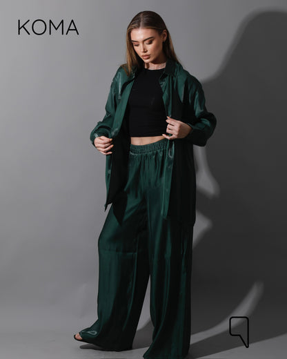 Shemer Long Shirt - Olive