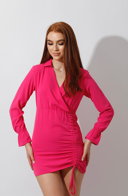 Dress Shirt With Long Sleeves - Barbie Pink
