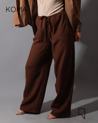 Lose Fit Trousers - Brown