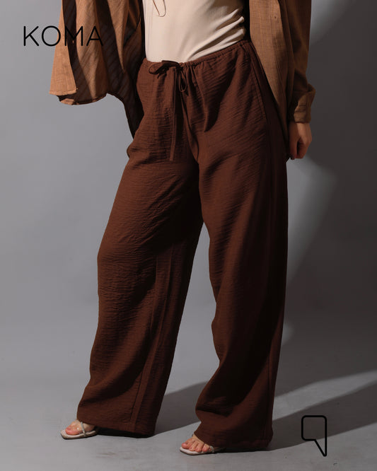 Lose Fit Trousers - Brown