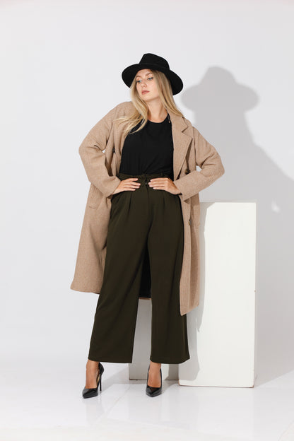 Double Breasted Coat - Beige