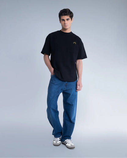 Ella Script T-Shirt - Black