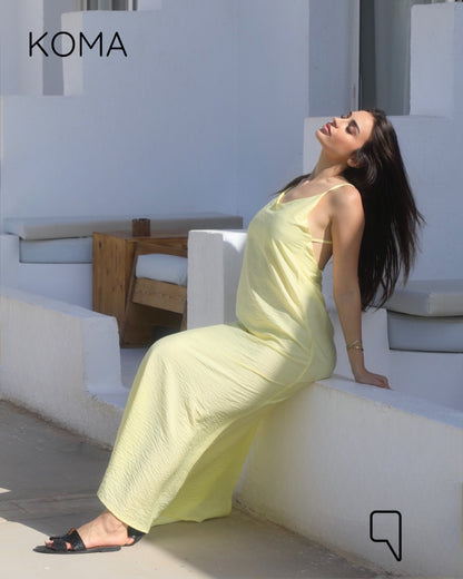 Noella Backless Maxi Dress - Mint