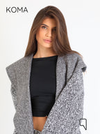 Arlette Hoodie Coat - Gray