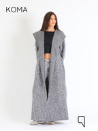 Arlette Hoodie Coat - Gray
