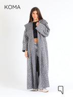 Arlette Hoodie Coat - Gray