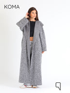 Arlette Hoodie Coat - Gray