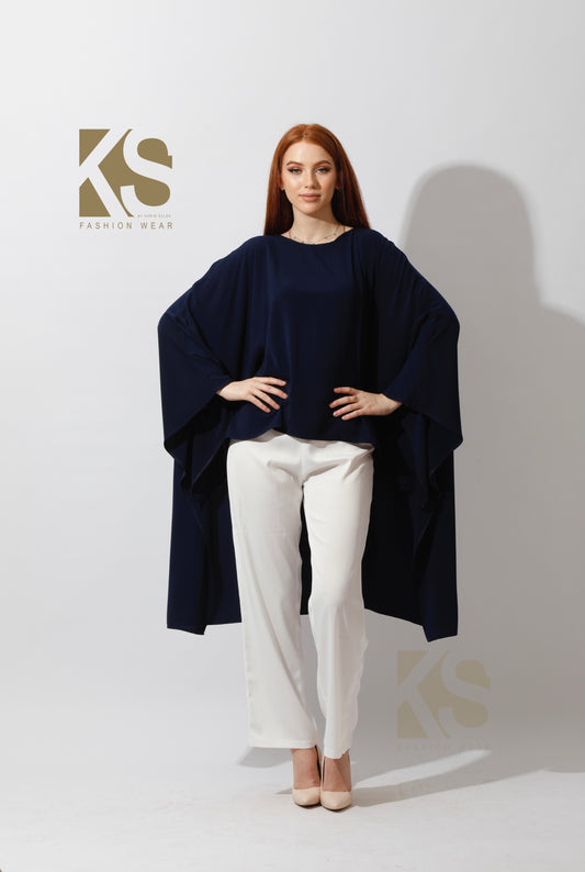 Butterfly Blouse - Navy