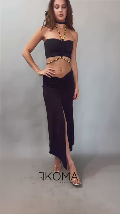 Layton Tied Up Co-Ord - Maroon