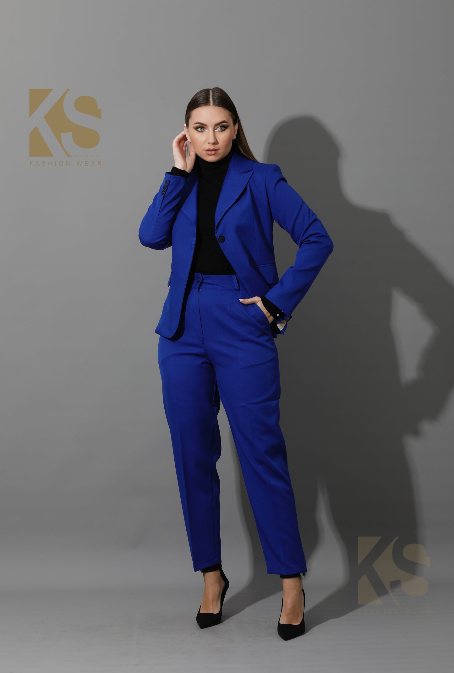 Tailored Slim Fit Suits - Electric Blue