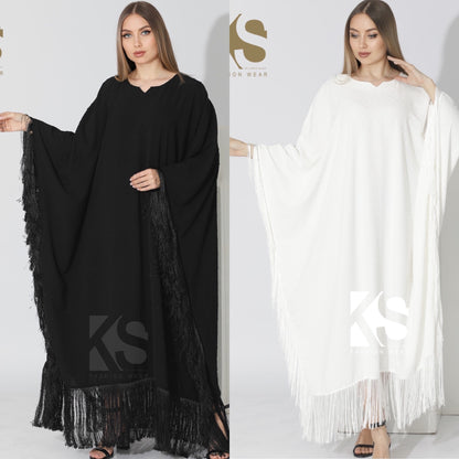 Fringed Cardigan - Black