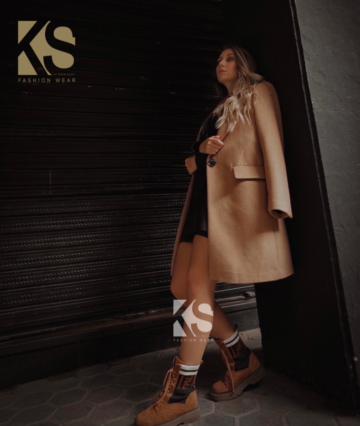 Short Coat - Camel