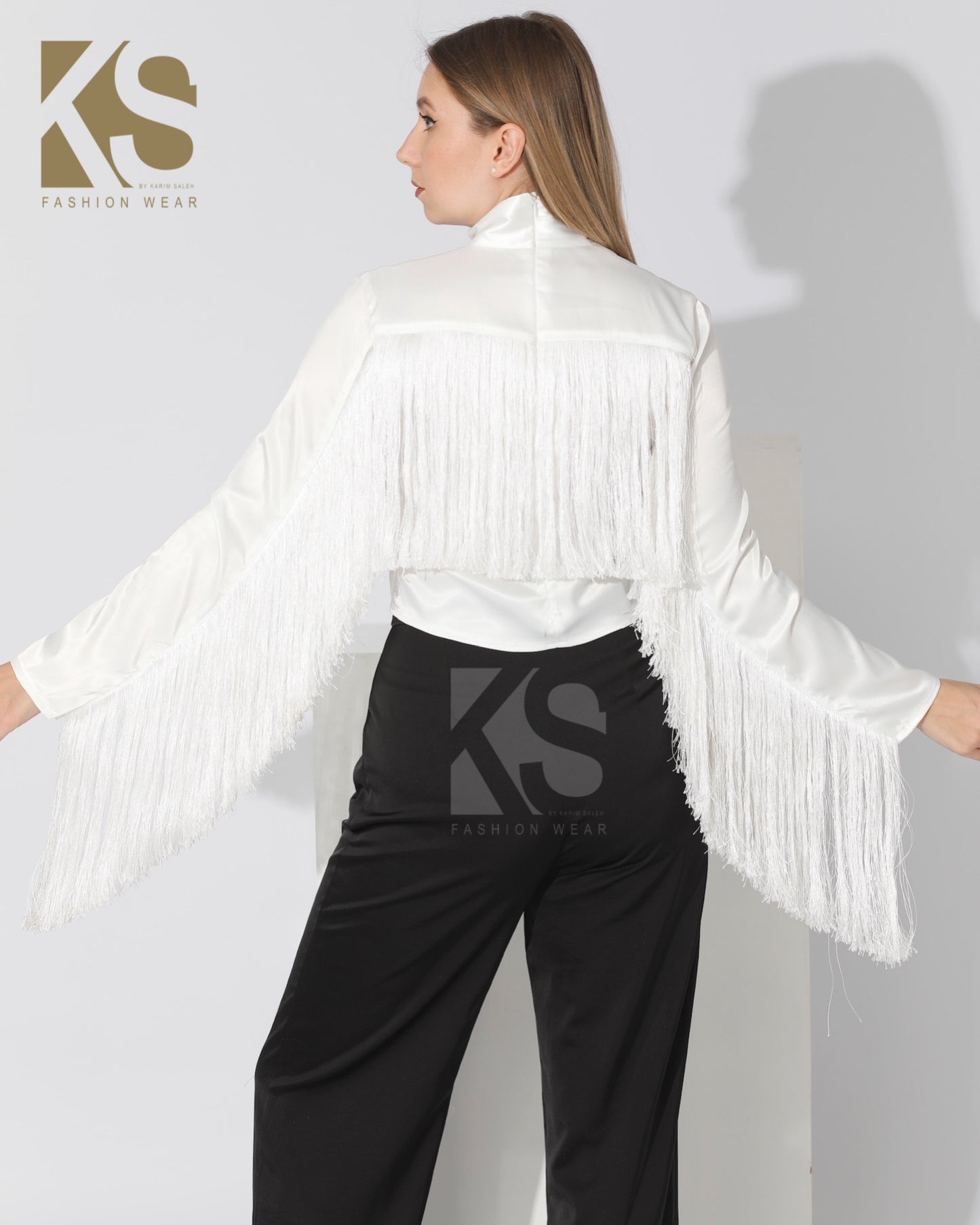Fringed Blouse - White
