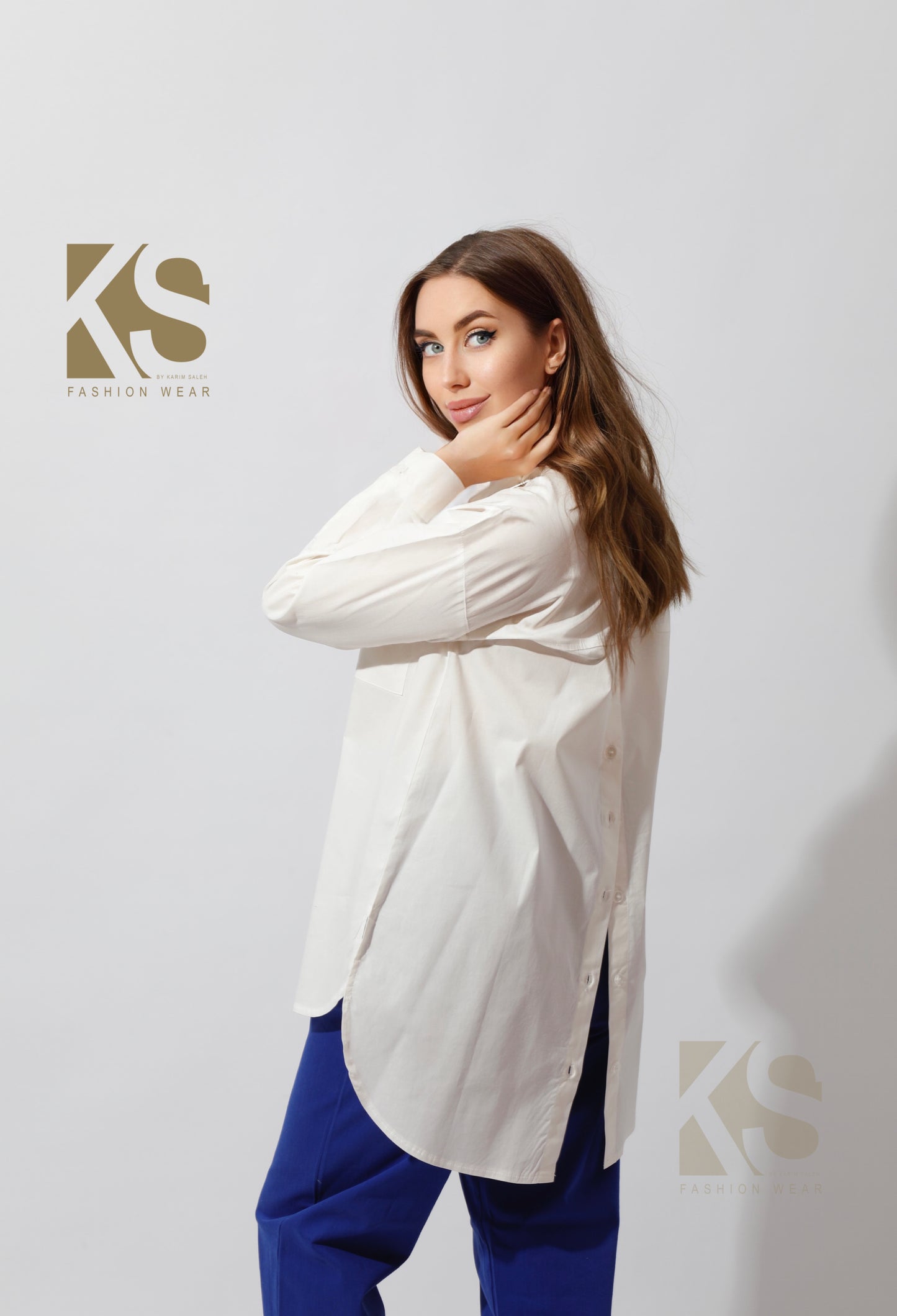 Buttons Back Shirt - OffWhite