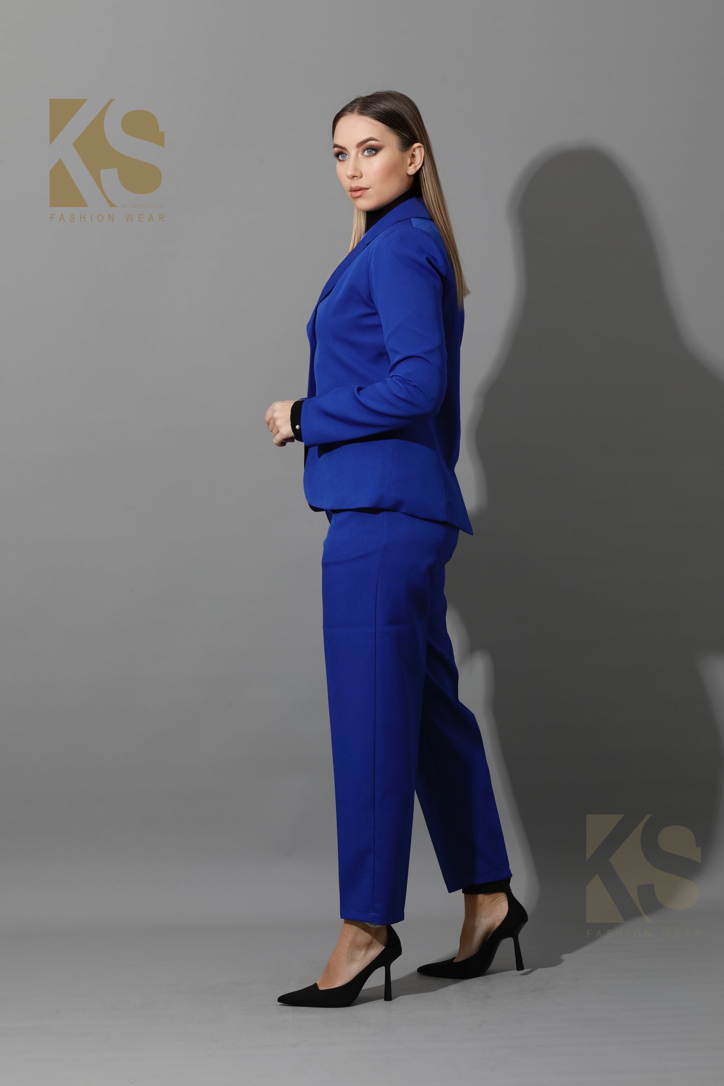 Tailored Slim Fit Suits - Electric Blue